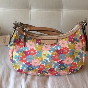 NWT Coach multicolor Floral Crossbody Purse 🌸
